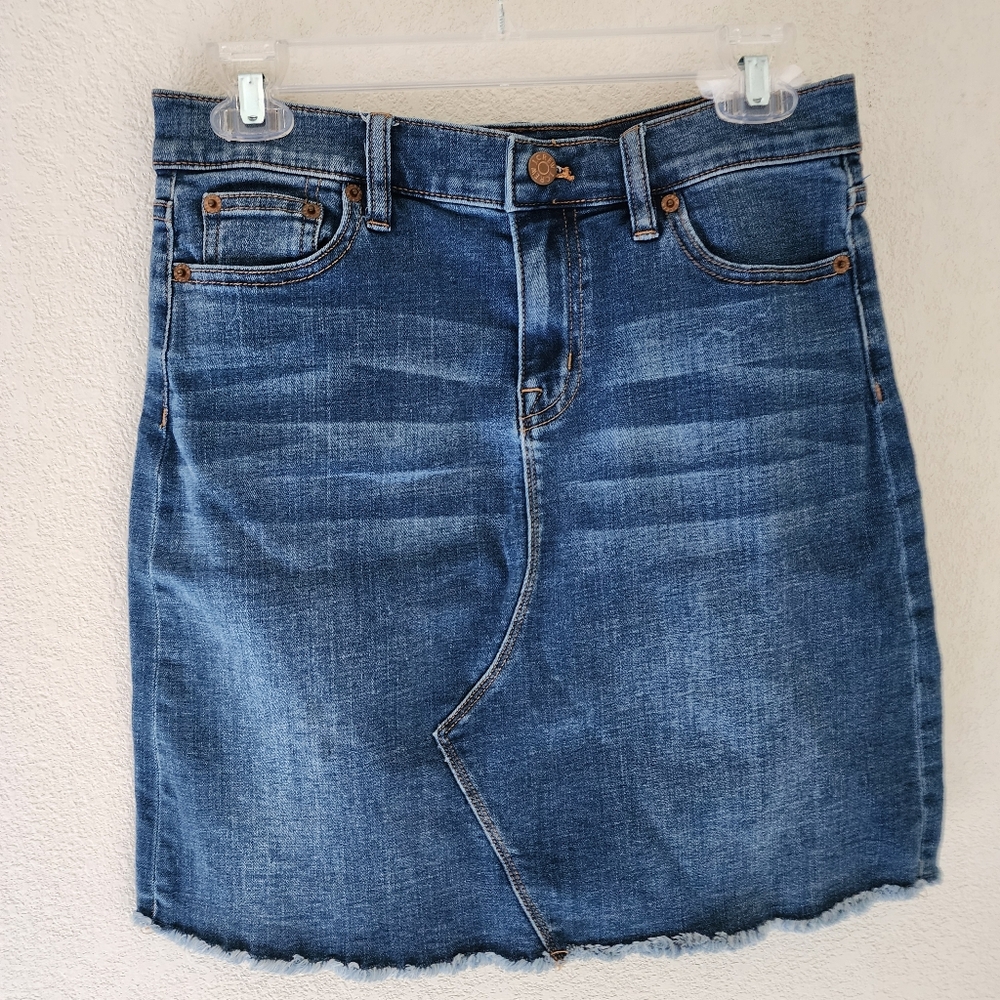 J. Crew Indigo Denim Mini Skirt